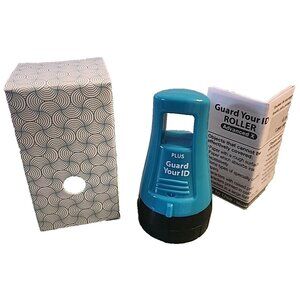 Guard Your ID Roller Advanced Stamp NEW In Box Teal QVC